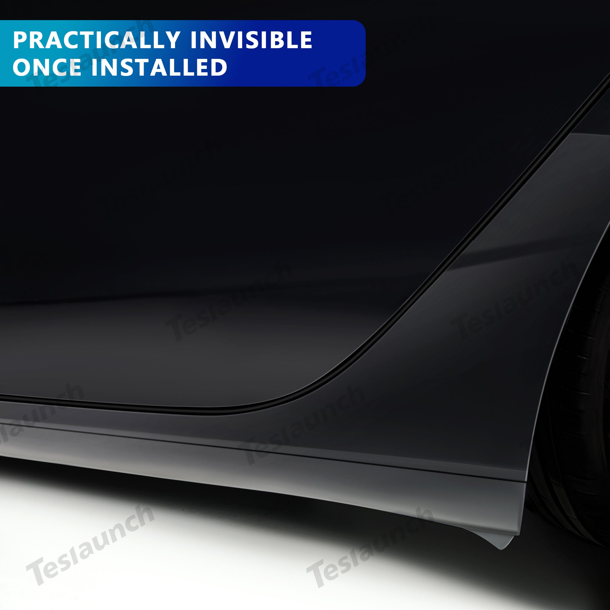 2024 Model 3 Highland Fenders Rockers Película de protección transparente-PPF para Tesla (2024)