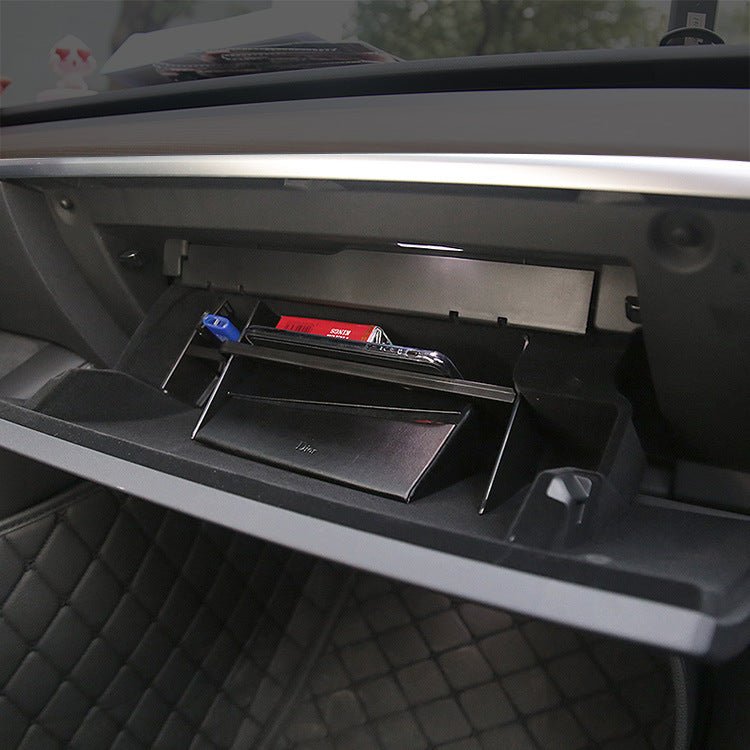 Model3/Y Co-Pilot Glove Box Storage Rack Compartment Storage Board - T-Launch