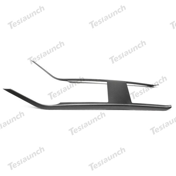 [Real Carbon Fiber] Center Console Side Trim Cover For Model X 2023+