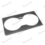 [Real Carbon Fiber] Cup Holder Cover For Model X 2021+