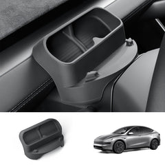 Multi-Function Steering Wheel Phone Mount & Glasses Holder for Tesla Model Y Juniper 2025+ - T-Launch