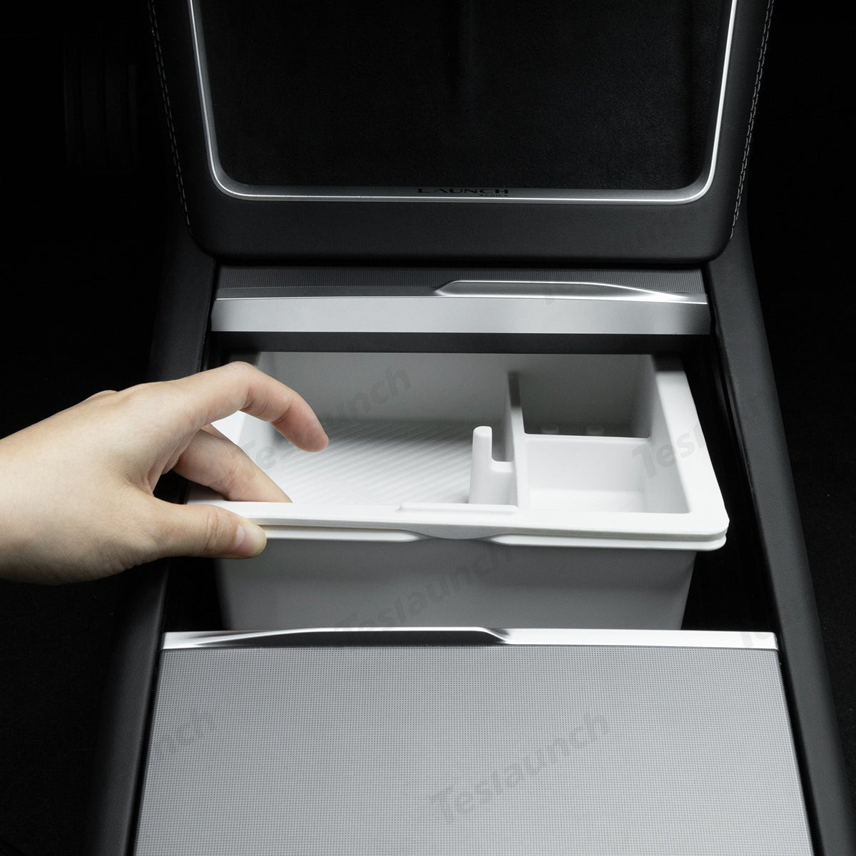 Multi-Functional Center Console Organizer for Tesla Model Y Juniper 2025+ - T-Launch