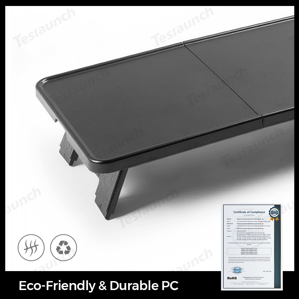 Multi-functional Foldable Desk – Center Console Mount for Tesla Model Y Juniper 2025+ - T-Launch