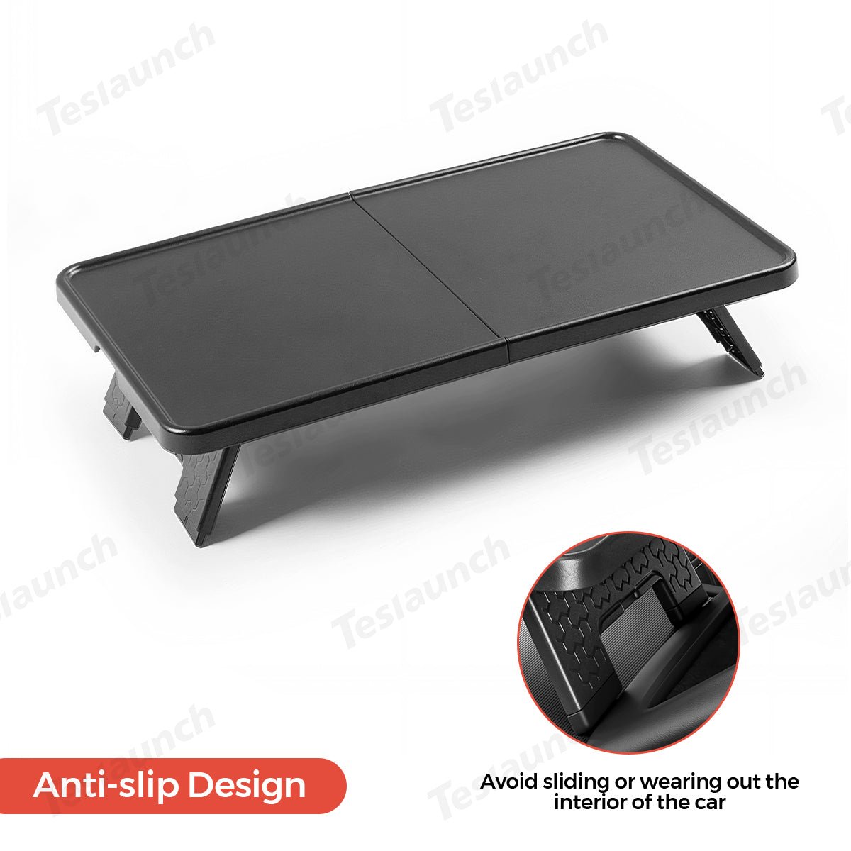 Multi-functional Foldable Desk – Center Console Mount for Tesla Model Y Juniper 2025+ - T-Launch