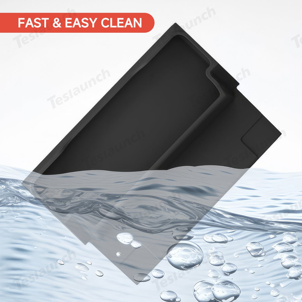 Multi-Functional Silicone Center Console Glasses Tray for Tesla Model Y Juniper 2025+ - T-Launch