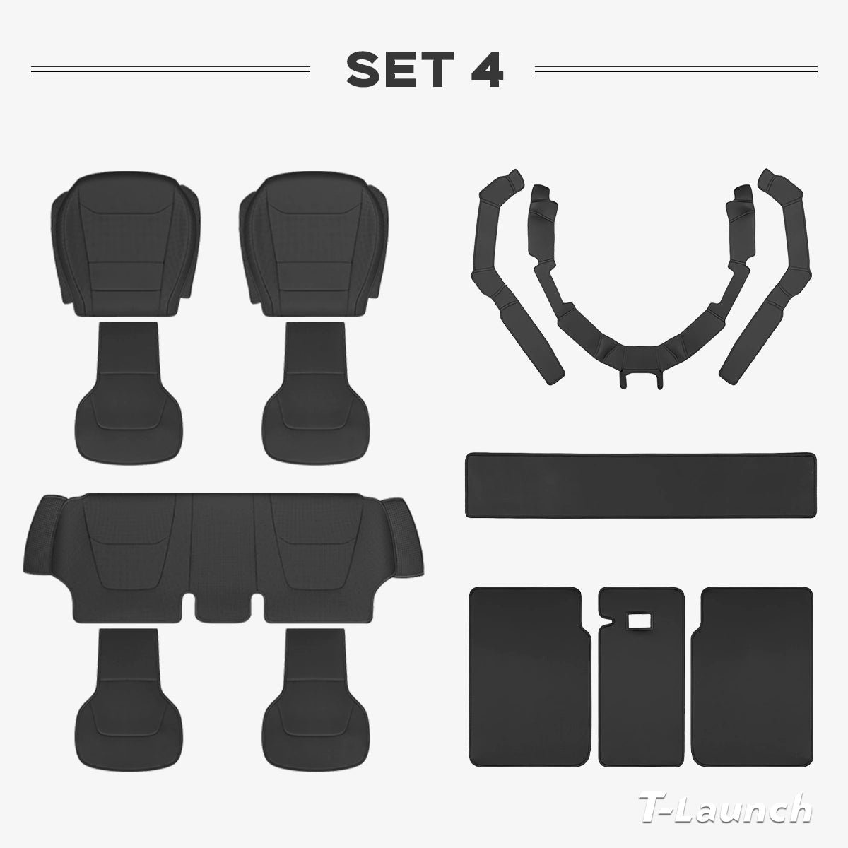 Napa Leather All-Around Interior Protection Kit for Tesla Model Y Juniper 2025+ - T-Launch