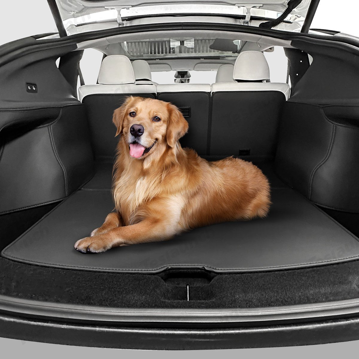 Napa Leather Rear Trunk Mat – Durable Protection for Tesla Model Y Juniper 2025+ - T-Launch