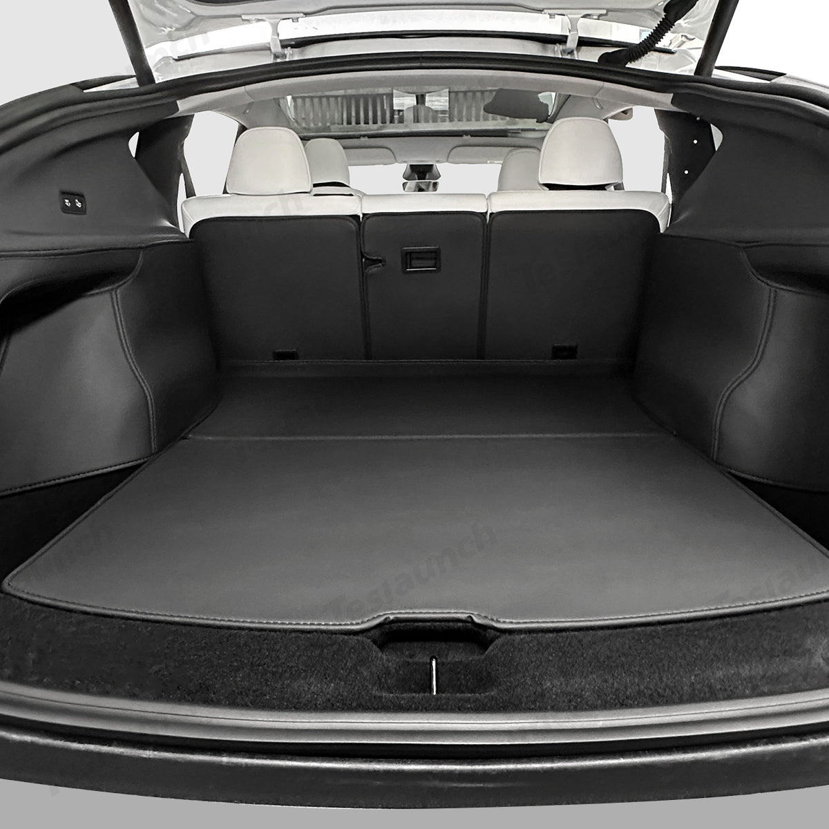 Napa Leather Rear Trunk Mat – Durable Protection for Tesla Model Y Juniper 2025+ - T-Launch