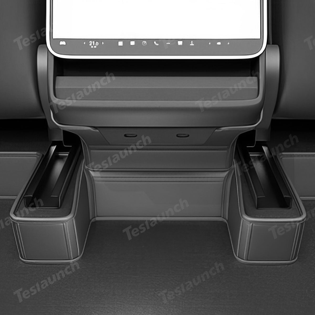 Napa Leather Seat Bottom Corner Covers – 3-Piece Protection Set for Tesla Model Y Juniper 2025+ - T-Launch