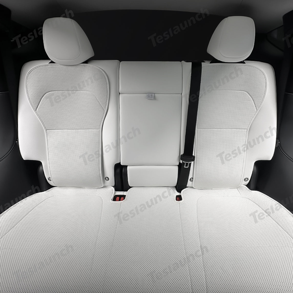 Napa Leather Seat Cushion Set – All-Season Ventilated Comfort for Tesla Model Y Juniper 2025+ (7-Piece Set) - T-Launch