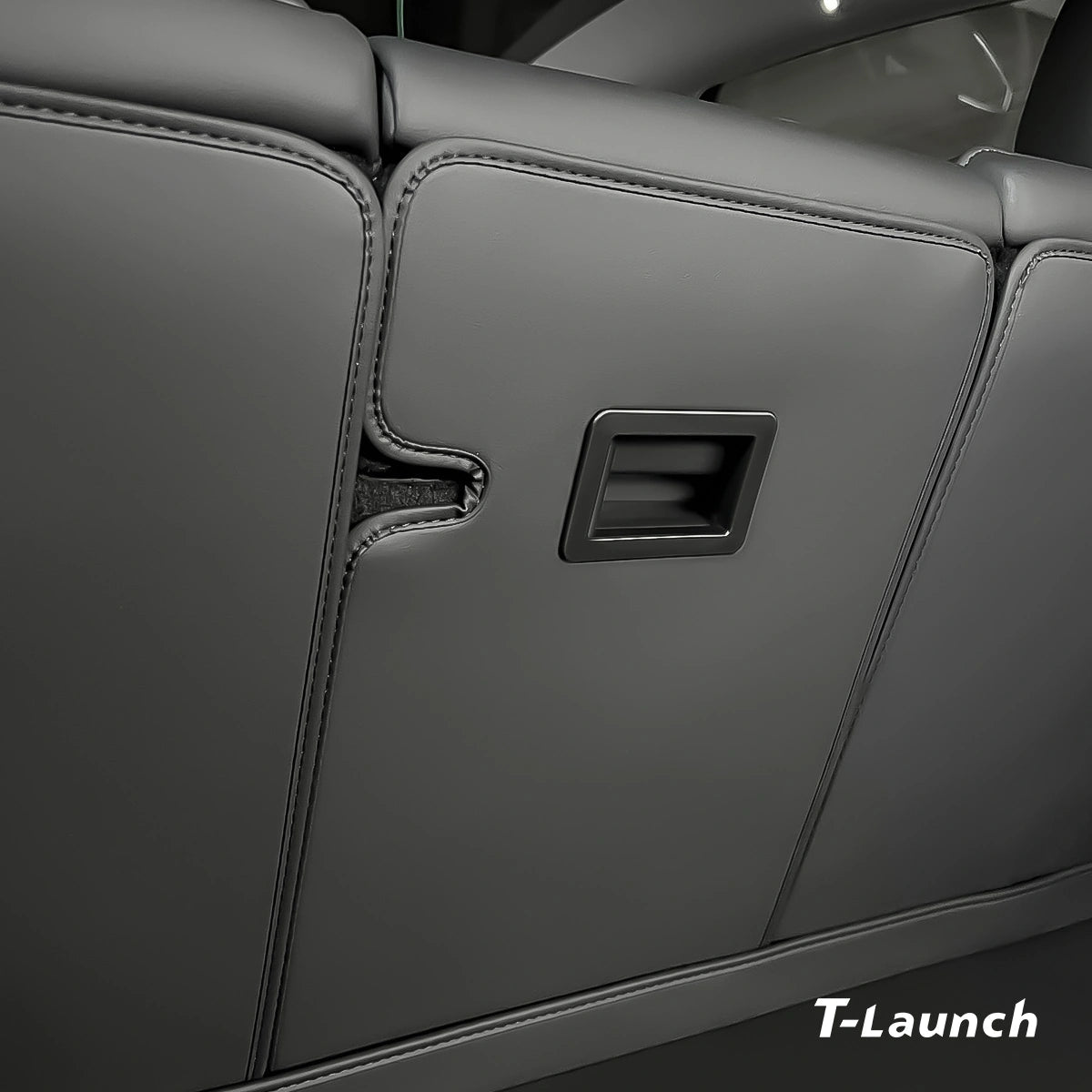 Nappa Leather Rear Seat Back Protector for Tesla Model Y Juniper 2025+ - T-Launch