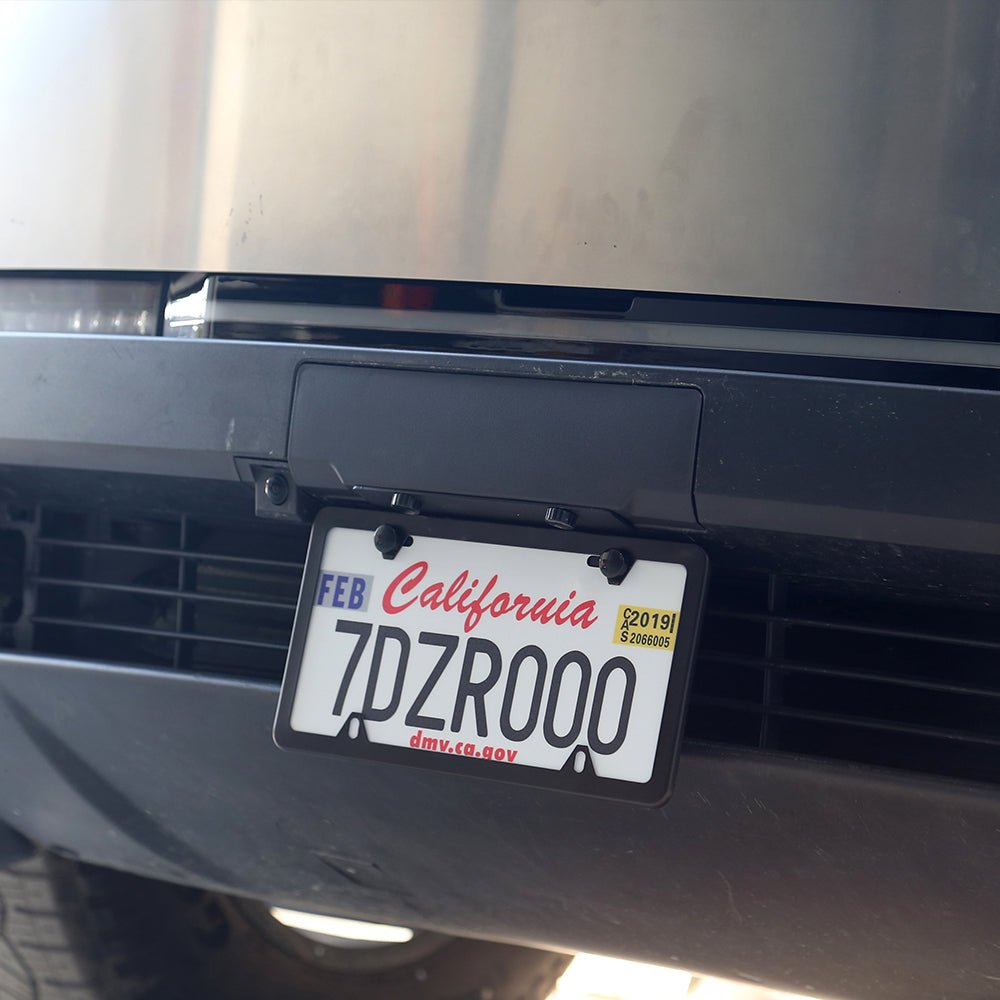 No-Drill Front License Plate Holder for Cybertruck - T-Launch
