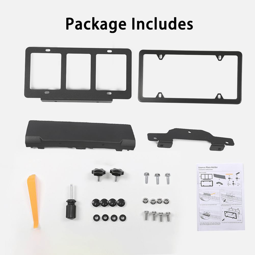 No-Drill Front License Plate Holder for Cybertruck - T-Launch