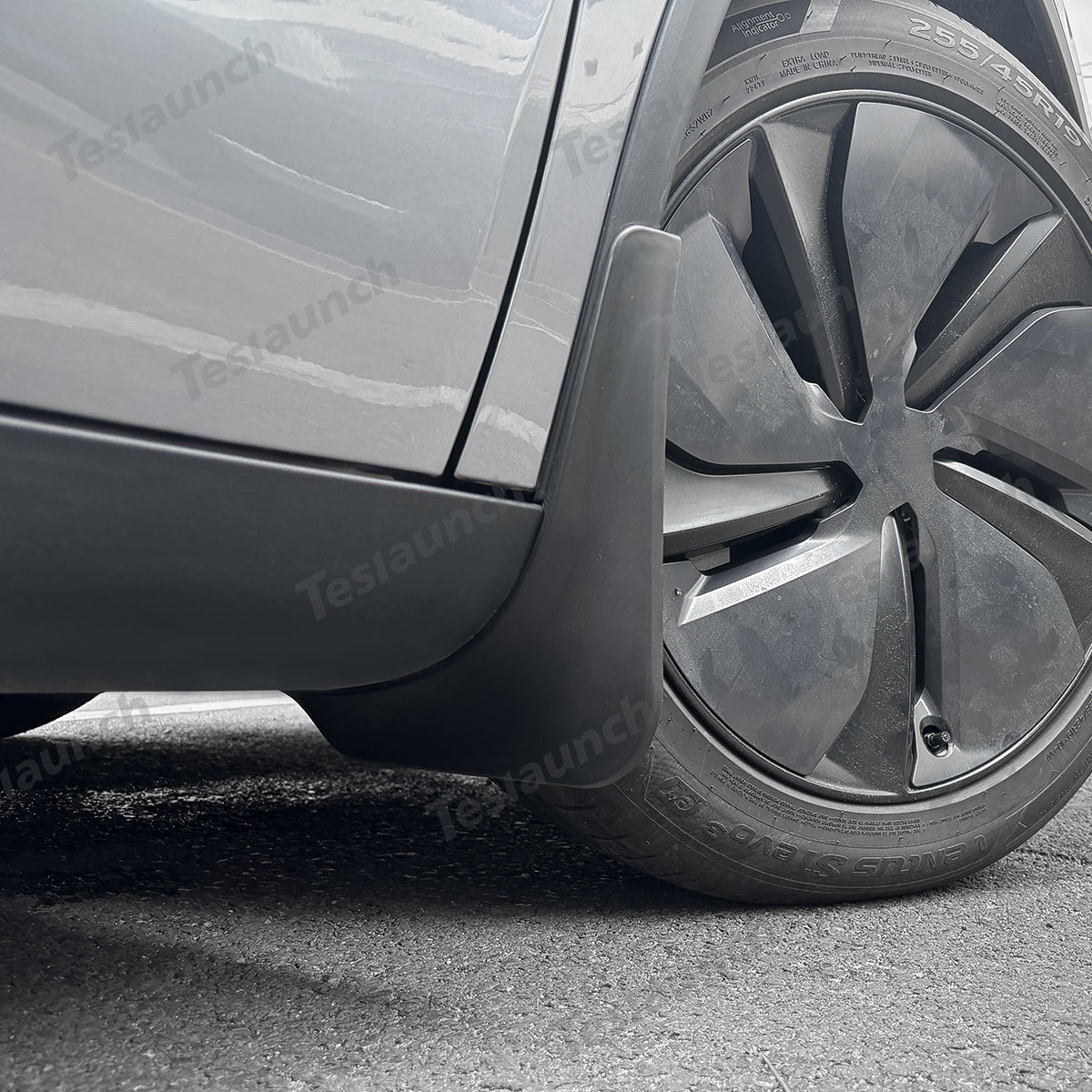 No-Drill Front & Rear Fender Mud Flaps for Tesla Model Y Juniper 2025+（4 PCS） - T-Launch