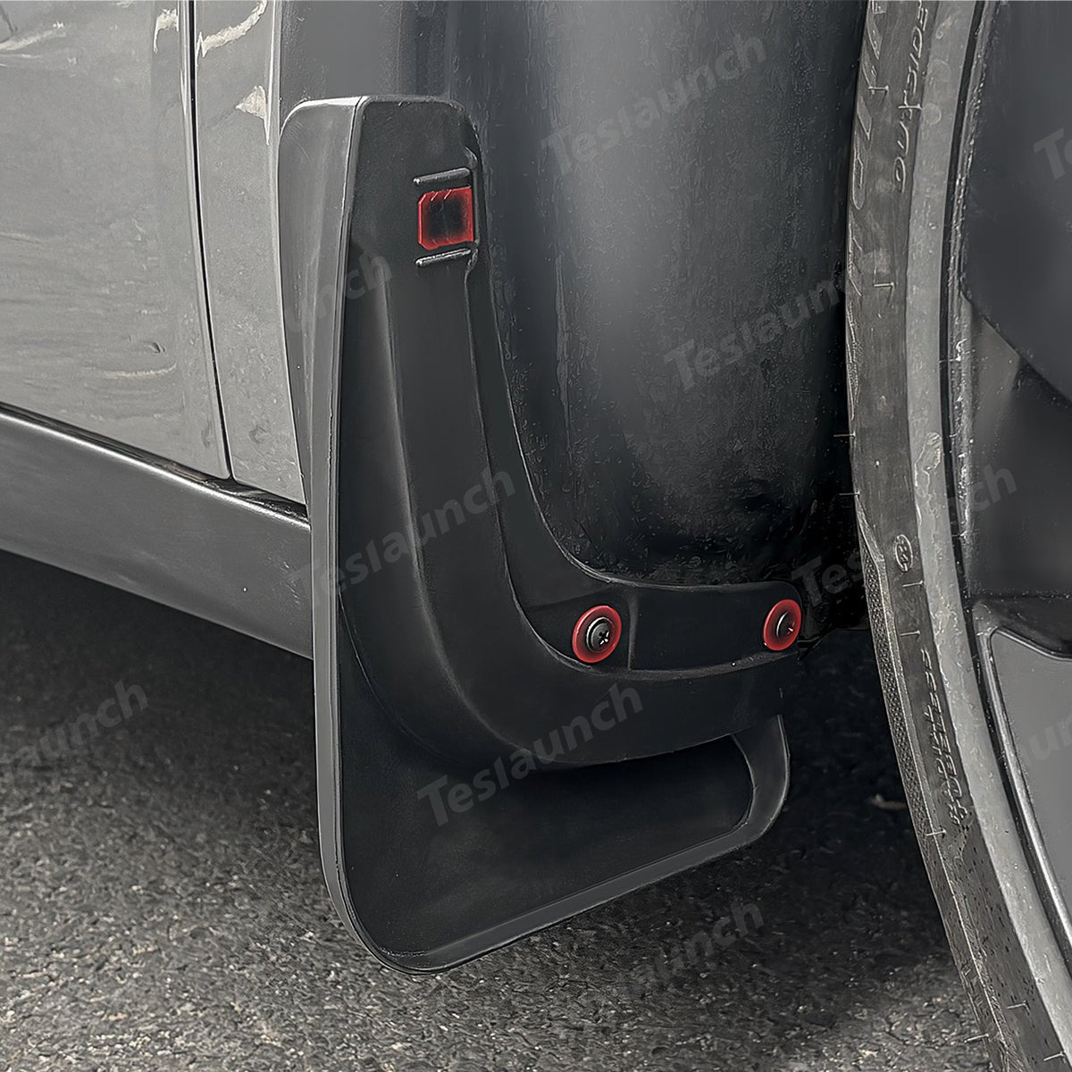 No-Drill Front & Rear Fender Mud Flaps for Tesla Model Y Juniper 2025+（4 PCS） - T-Launch