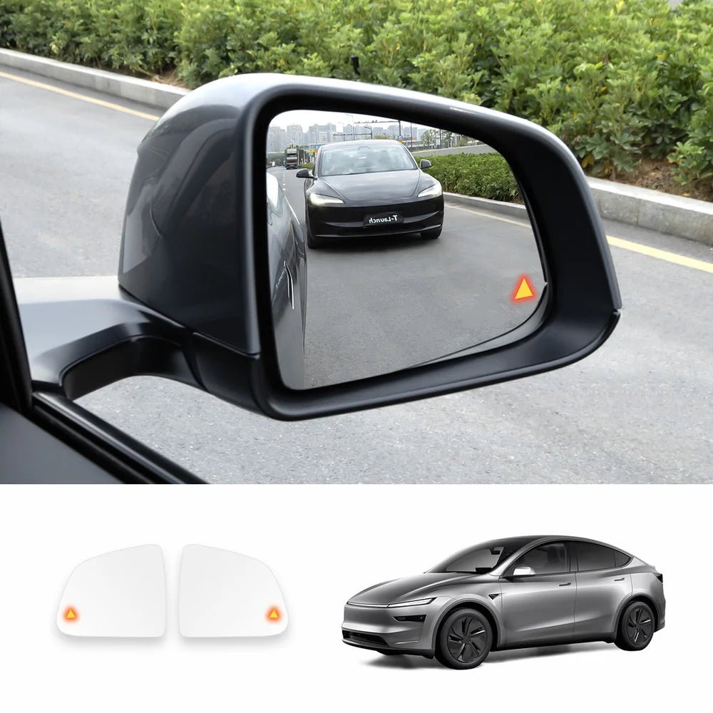 OEM Blind Spot Monitoring Side Mirror Glass Upgrade for Tesla Model 3 / Model Y (2021–2026) - T-Launch