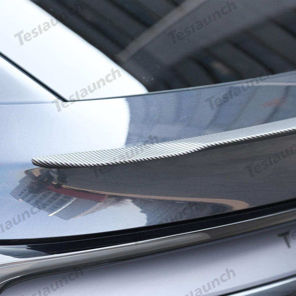 OEM Performance Pro Style Spoiler for Tesla Model Y Juniper 2025+ (Carbon Fiber Pattern ABS) - T-Launch