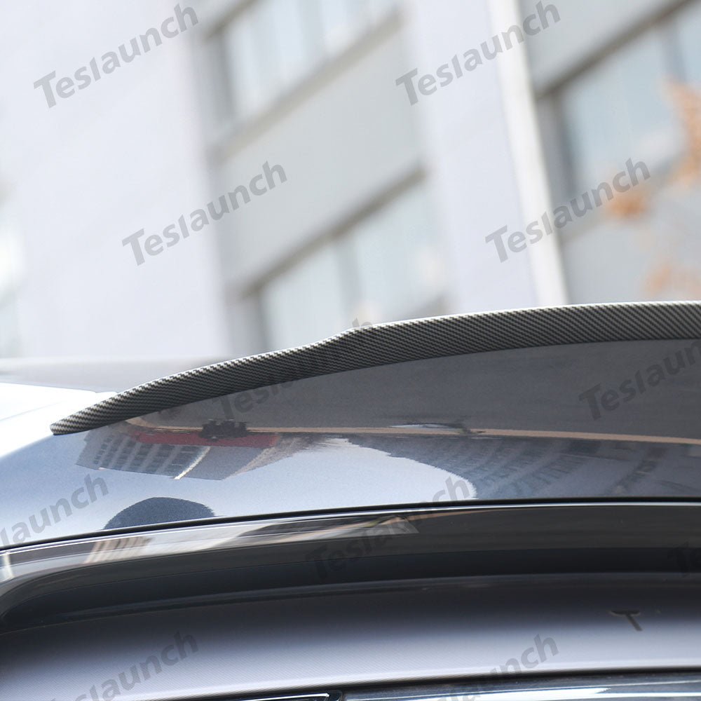 OEM Performance Pro Style Spoiler for Tesla Model Y Juniper 2025+ (Carbon Fiber Pattern ABS) - T-Launch