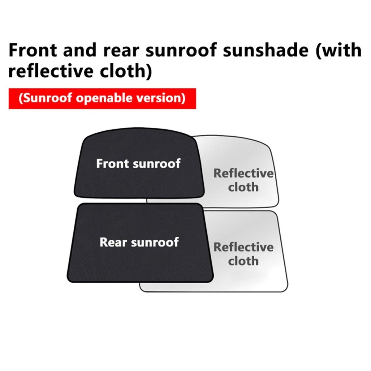 Openable Sunroofs and Panoramic Sunroofs Sunshades for Tesla Model S (2015+) - T-Launch