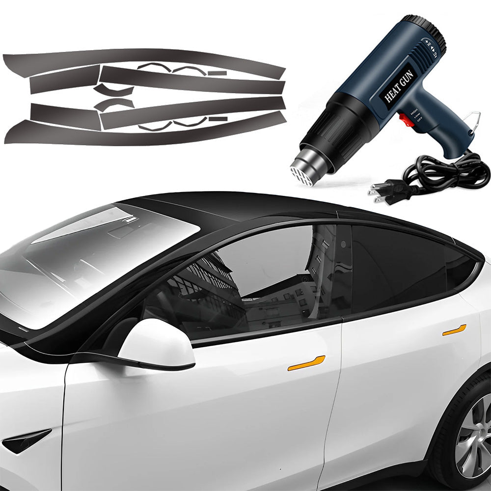 Pillar Delete for Tesla Model 3/Y- Glossy Black - T-Launch