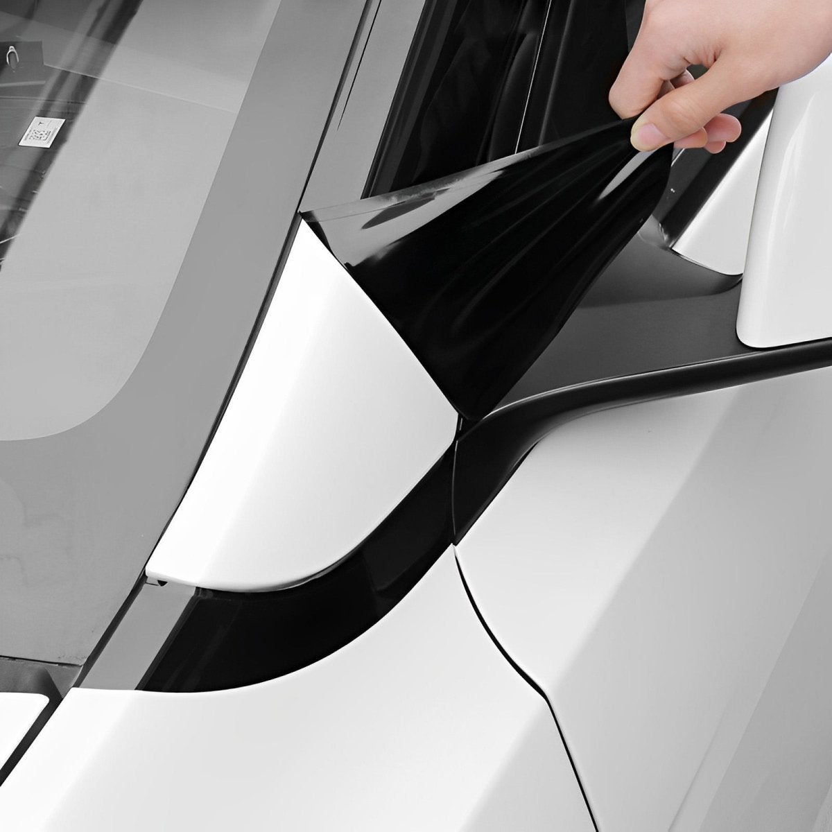 Pillar Delete for Tesla Model 3/Y- Glossy Black - T-Launch