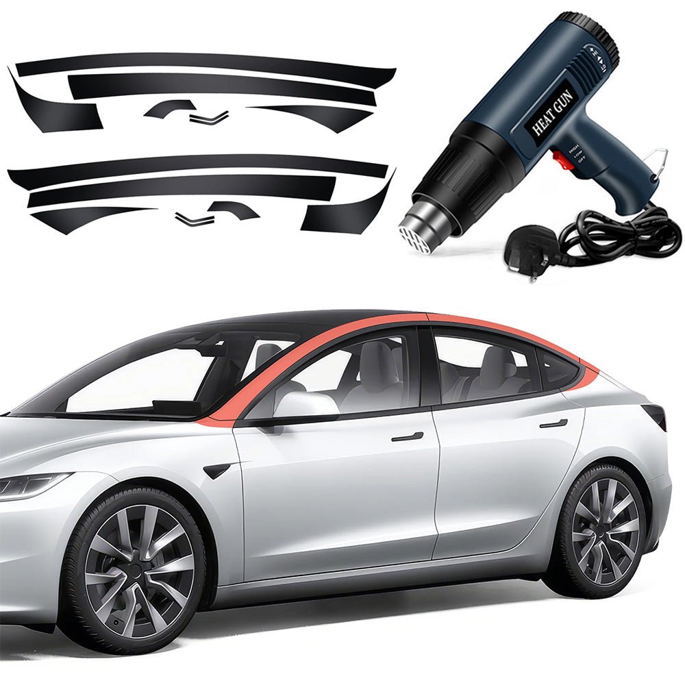 Pillar Delete for Tesla Model 3/Y- Glossy Black - T-Launch