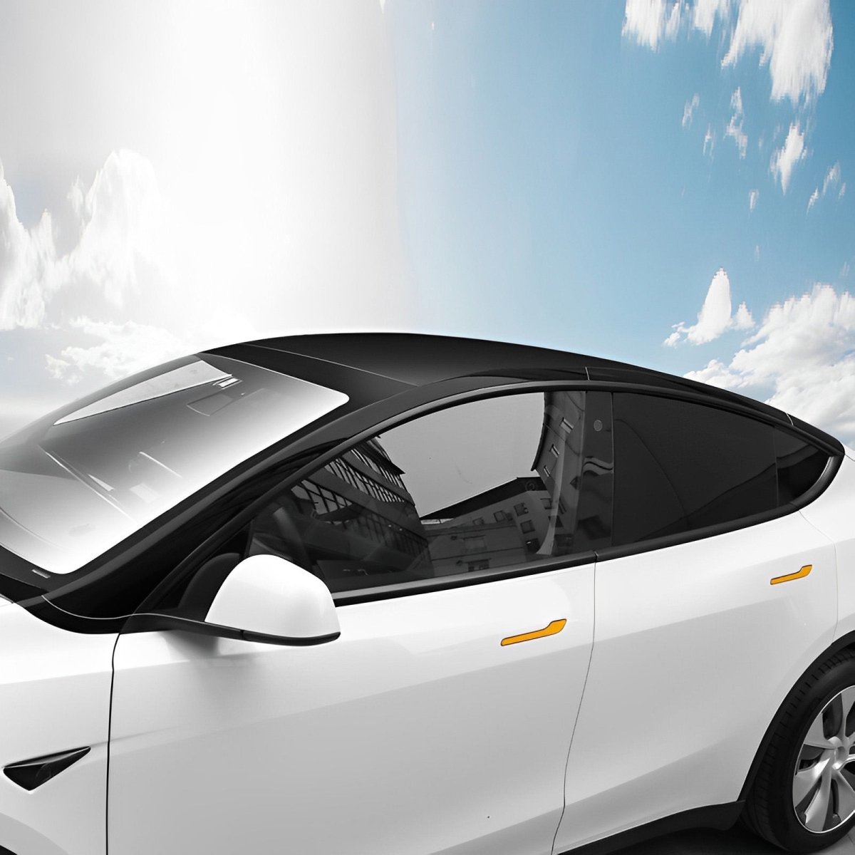 Pillar Delete for Tesla Model 3/Y- Glossy Black - T-Launch