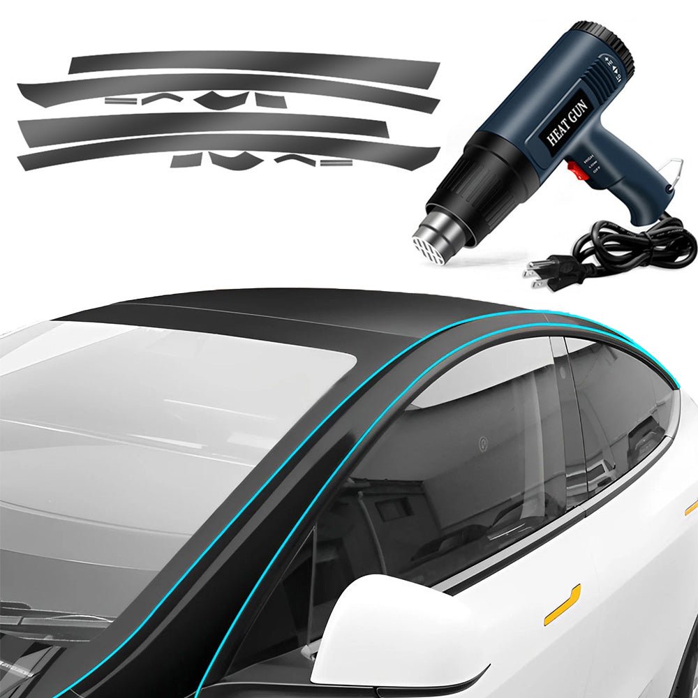 Pillar Delete for Tesla Model 3/Y- Glossy Black - T-Launch