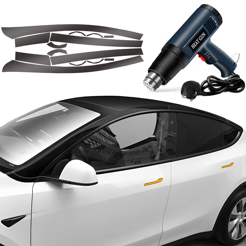 Pillar Delete for Tesla Model 3/Y- Glossy Black - T-Launch