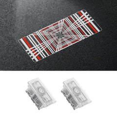 Plaid Projector Lights Model Ultra-Bright Puddle Lights Welcome Door Lamps For Tesla Model 3 Y S X (2 Pcs) - T-Launch