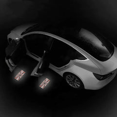 Plaid Projector Lights Model Ultra-Bright Puddle Lights Welcome Door Lamps For Tesla Model 3 Y S X (2 Pcs) - T-Launch