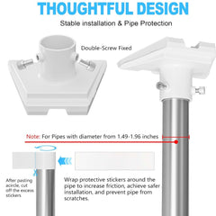 Pole Pipe Adapter for Starlink Gen3 Dish - T-Launch
