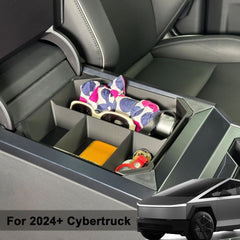 Premium Center Console Organizer Tray Storage Box for Cybertruck - T-Launch