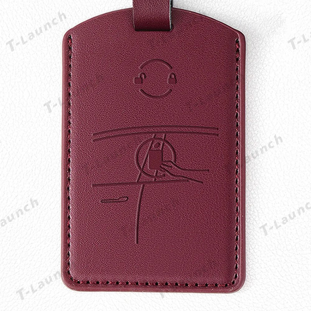 Premium Genuine Leather Key Card Holder for Tesla Model 3/Y (2017+) - T-Launch