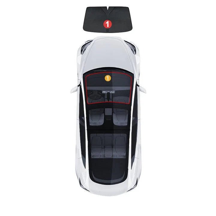 Privacy & Thermal Insulated Sunshades Curtains for Tesla Model 3 Highland Standard 2025+ - T-Launch