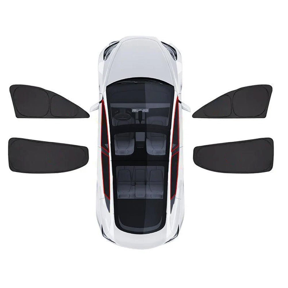 Privacy & Thermal Insulated Sunshades Curtains for Tesla Model 3 Highland Standard 2025+ - T-Launch