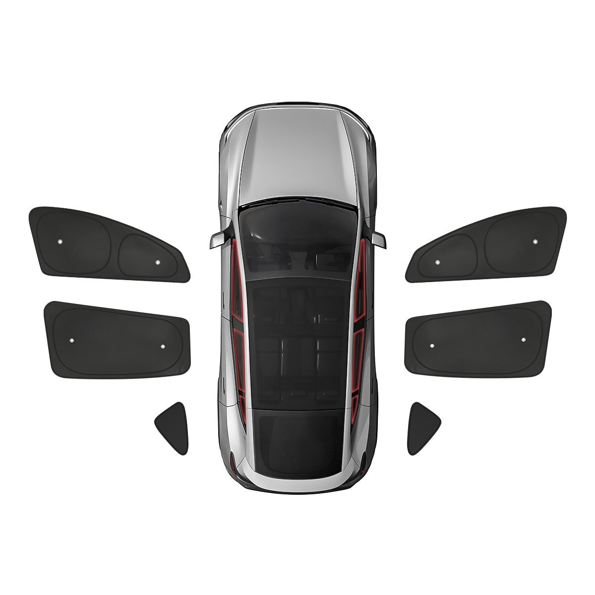 Privacy & Thermal Insulation Sunshade Curtains for 2026 New Tesla Model Y Standard - T-Launch