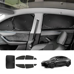 Privacy & Thermal Insulation Sunshade Curtains for 2026 New Tesla Model Y Standard - T-Launch