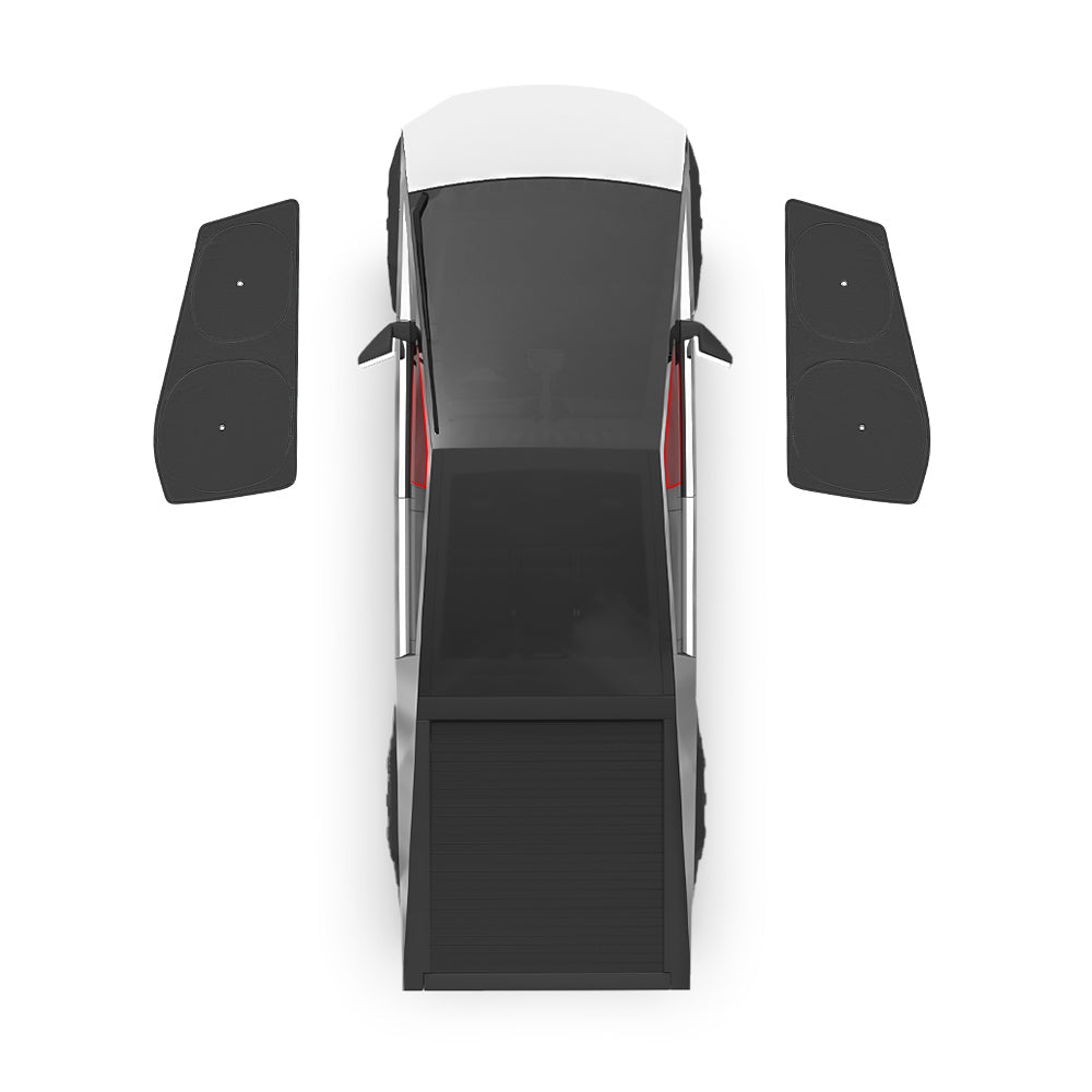 Privacy & Thermal Insulation Window Camping Sunshade Curtains for Cybertruck - T-Launch