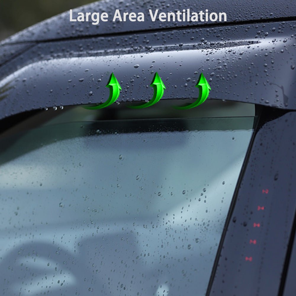Rain Guard Side Window Deflectors (4 PCS) for Tesla Model 3/Y - T-Launch