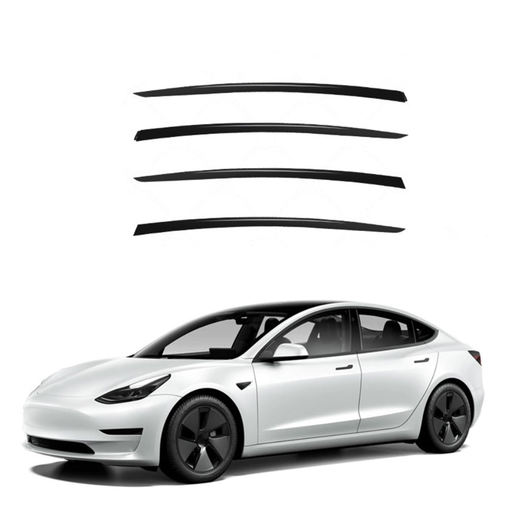 Rain Guard Side Window Deflectors (4 PCS) for Tesla Model 3/Y - T-Launch