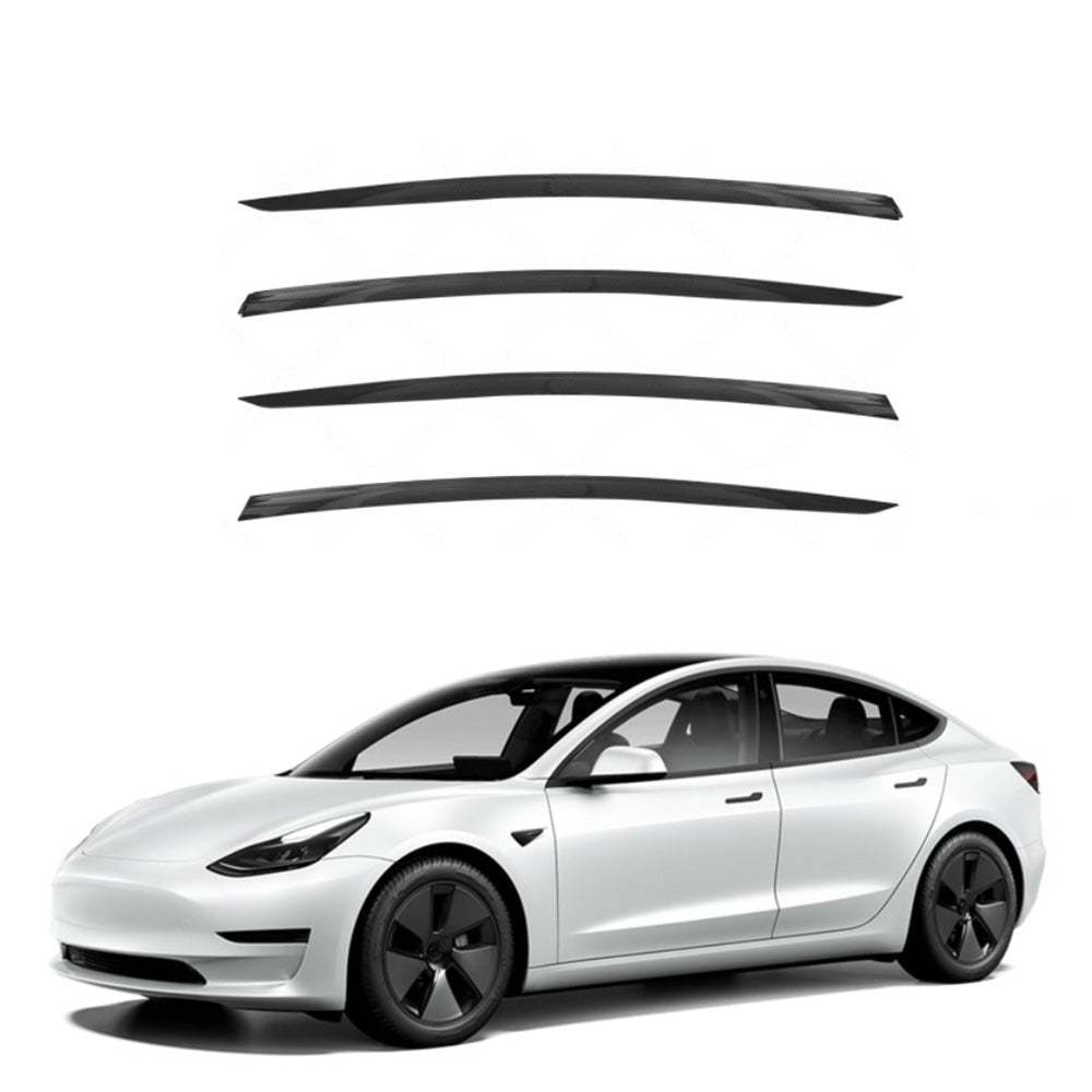Rain Guard Side Window Deflectors (4 PCS) for Tesla Model 3/Y - T-Launch