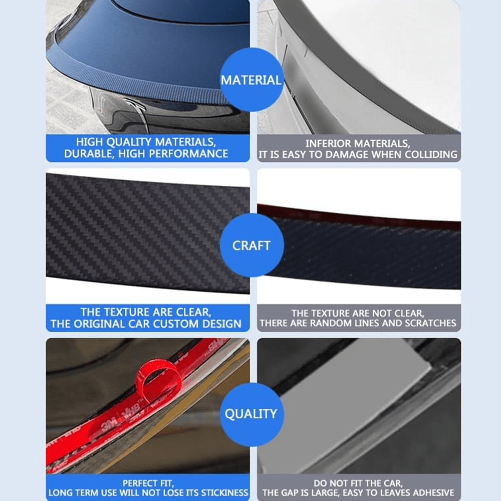 [Real Carbon Fiber] 2024 Model 3 Highland OEM Performance Style Spoiler for Tesla Model 3 Highland 2024+ - T-Launch