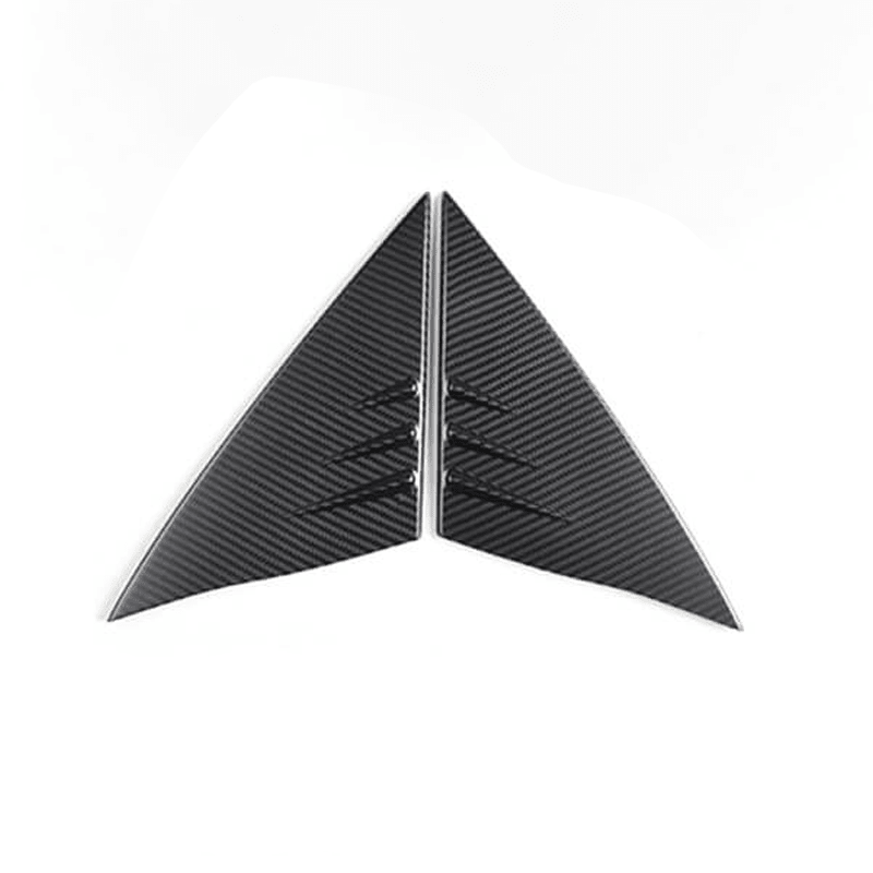[Real Carbon Fiber] A-pillar Triangle Spoiler Cover For Tesla 2024+ Model 3 Highland (2 Pcs) - T-Launch