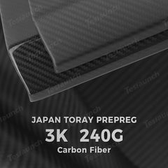 [Real Carbon Fiber] Backseat Air Vent Top Cover for Cybertruck - T-Launch