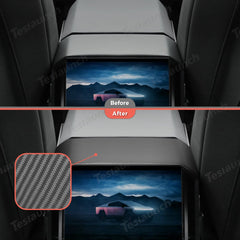 [Real Carbon Fiber] Backseat Air Vent Top Cover for Cybertruck - T-Launch
