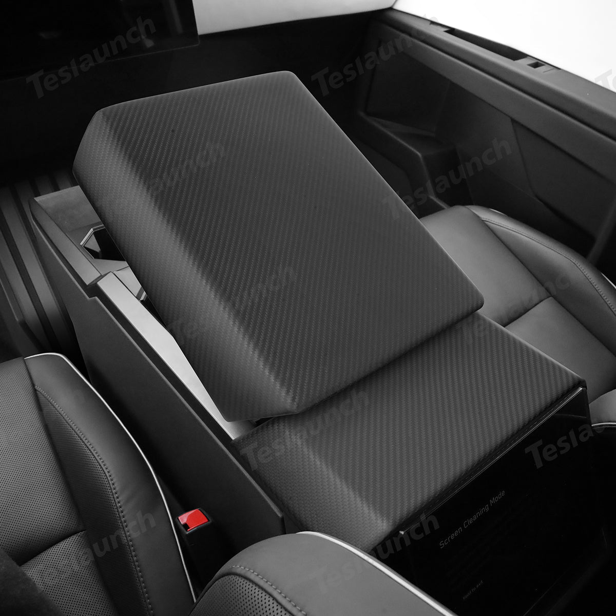 [Real Carbon Fiber] Backseat Air Vent Top Cover for Cybertruck - T-Launch