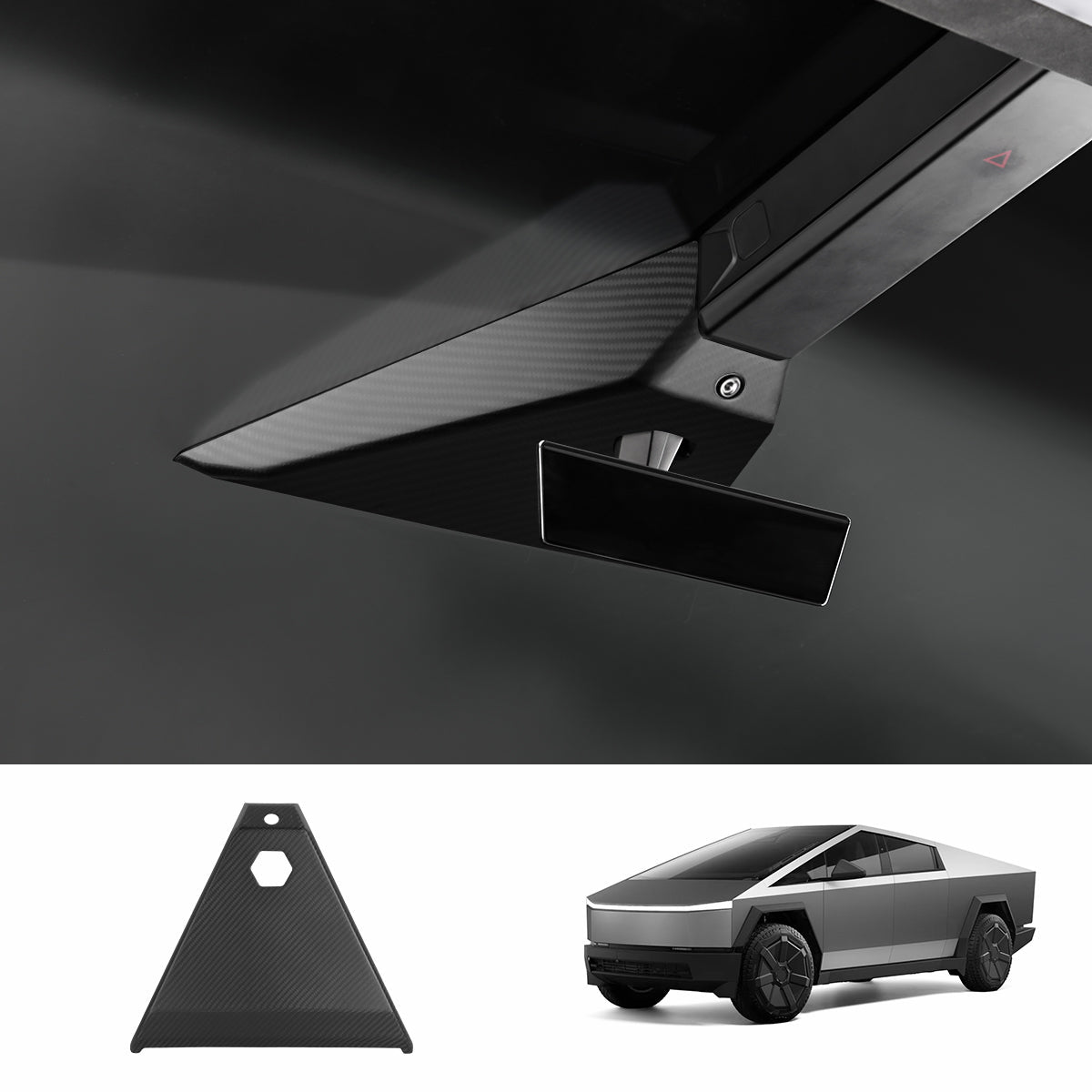 [Real Carbon Fiber] Cabin Camera Trim Cover for Tesla Cybertruck - T-Launch
