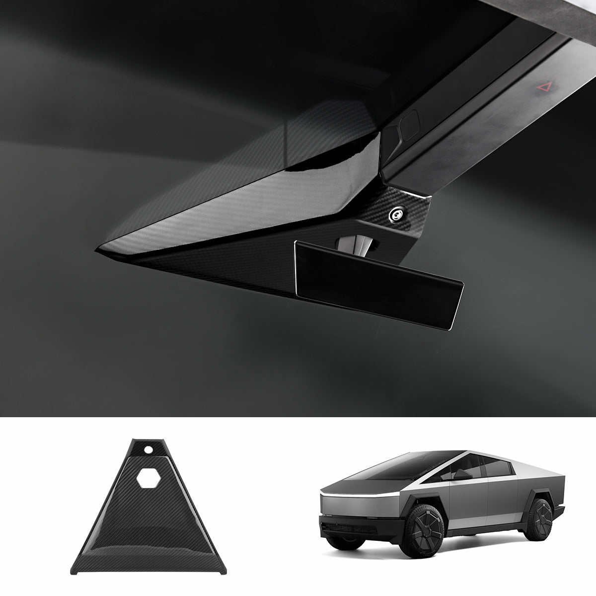 [Real Carbon Fiber] Cabin Camera Trim Cover for Tesla Cybertruck - T-Launch