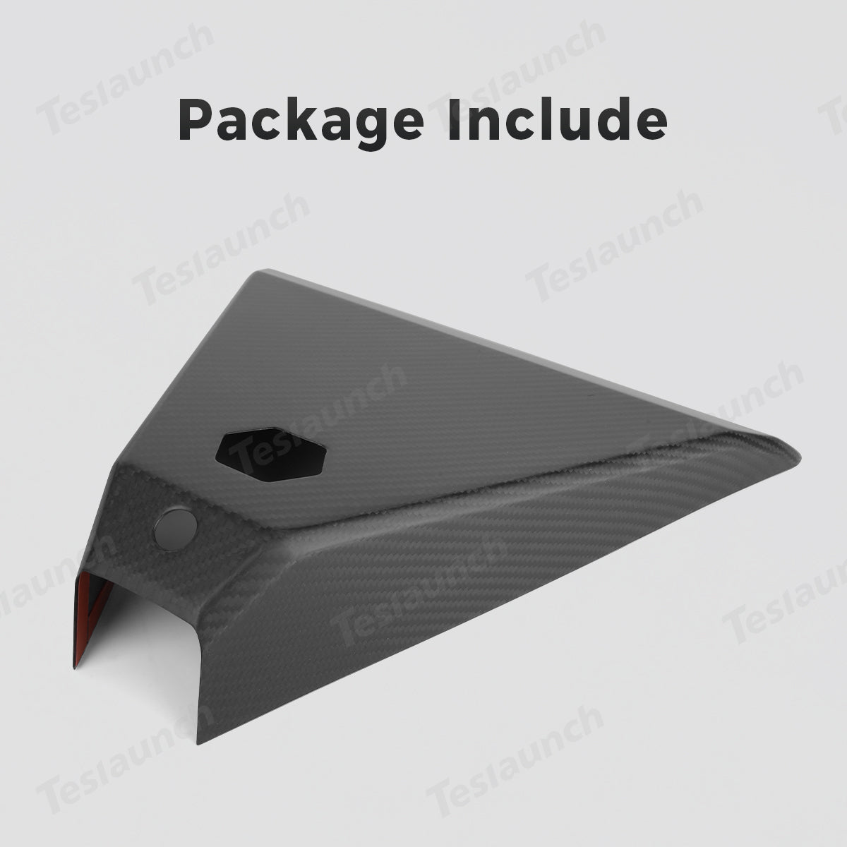 [Real Carbon Fiber] Cabin Camera Trim Cover for Tesla Cybertruck - T-Launch